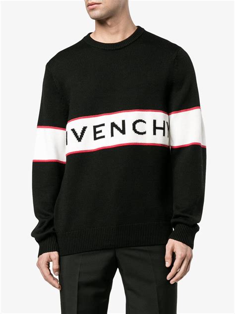 givenchy logo sweater|givenchy jumper men's.